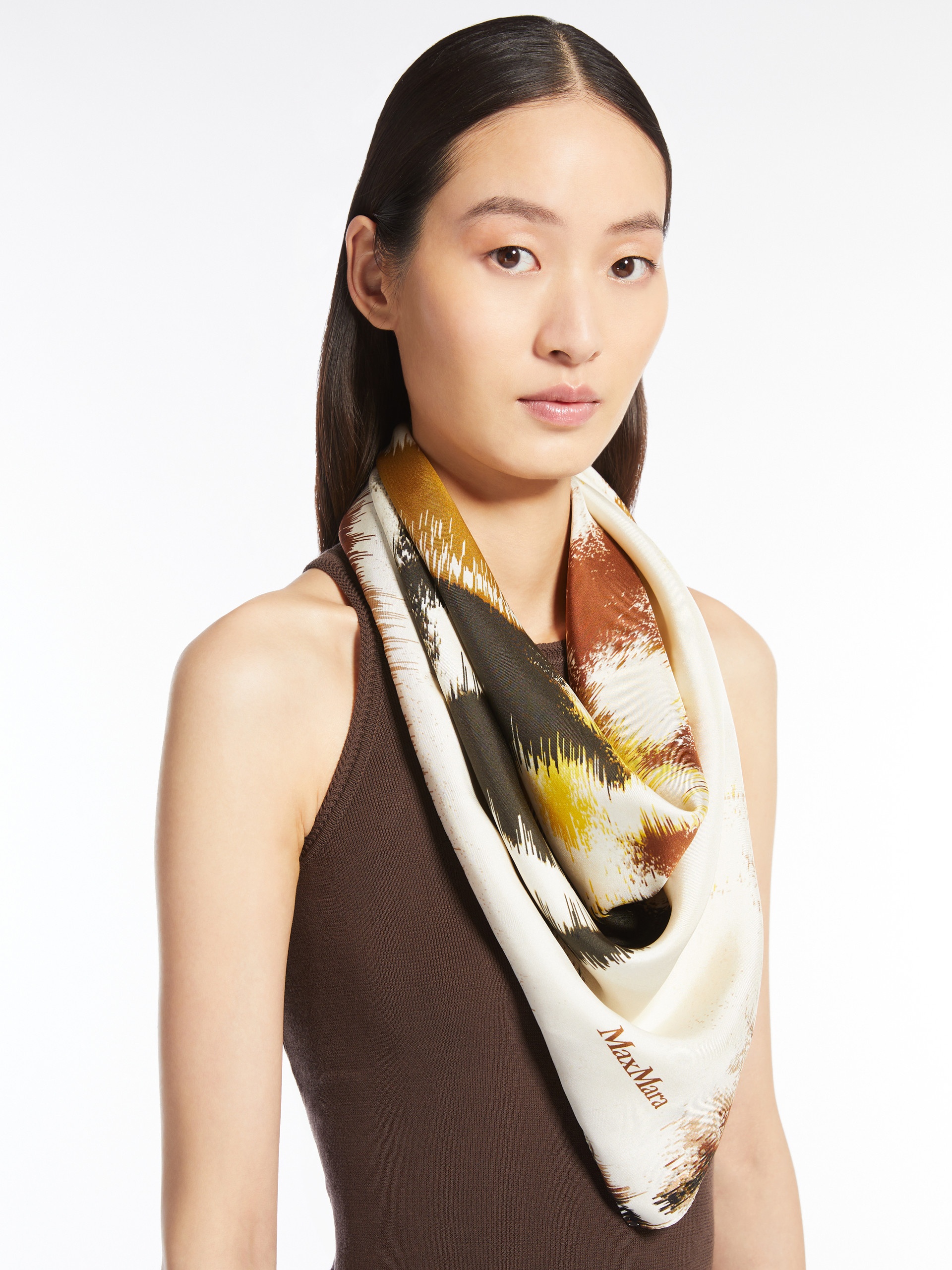 CARRE90W Printed silk scarf - 4