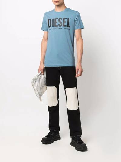 Diesel logo-print cotton T-shirt outlook