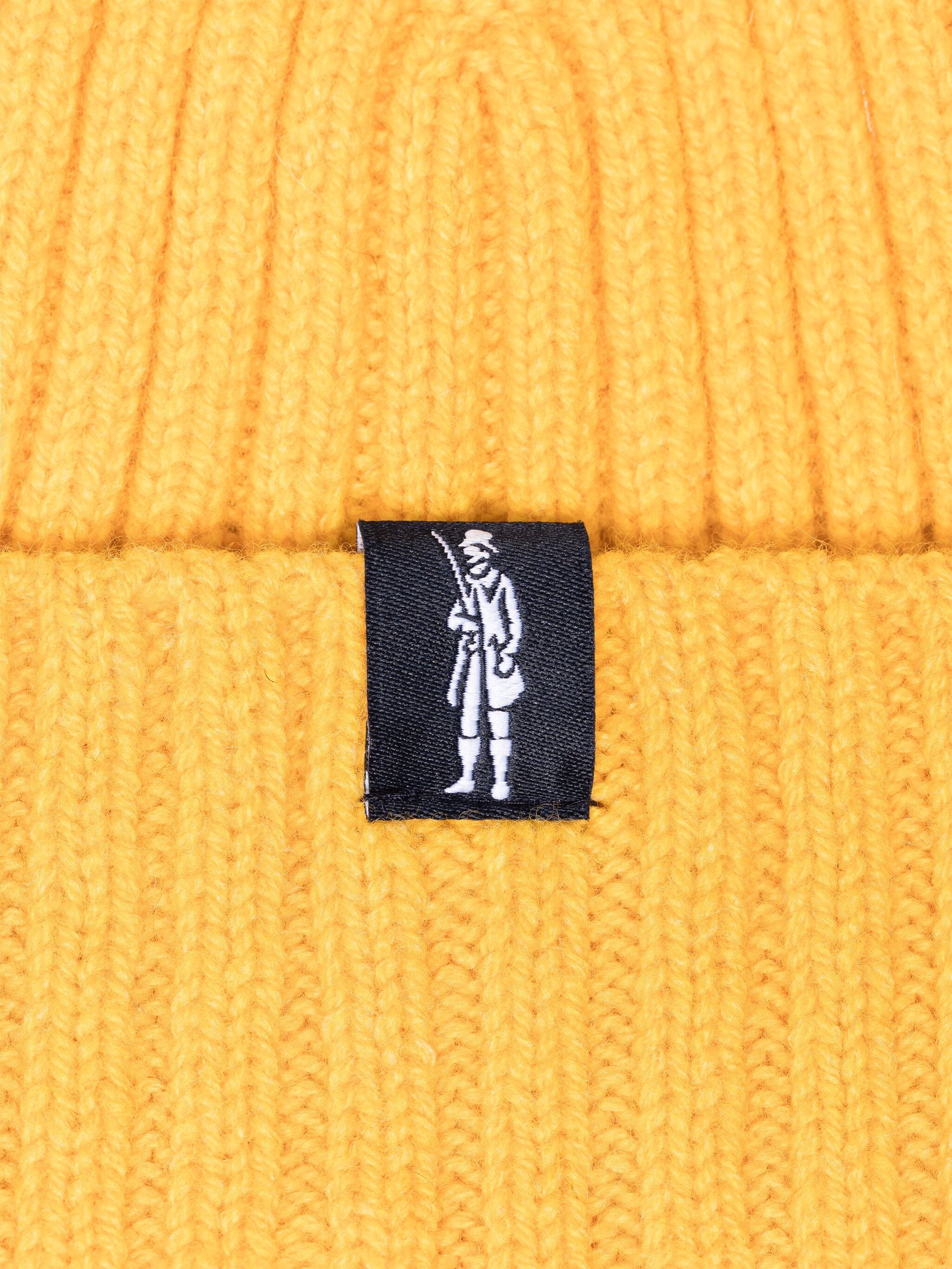 BILLIE YELLOW WOOL BENIE HAT - 2