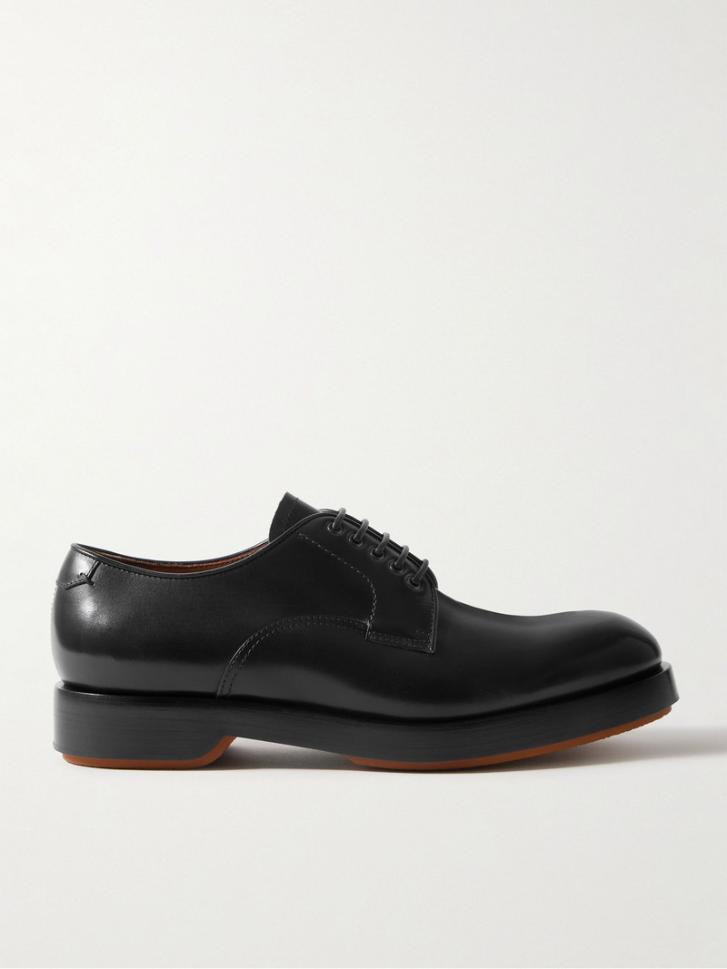 Udine Leather Derby Shoes Black 1