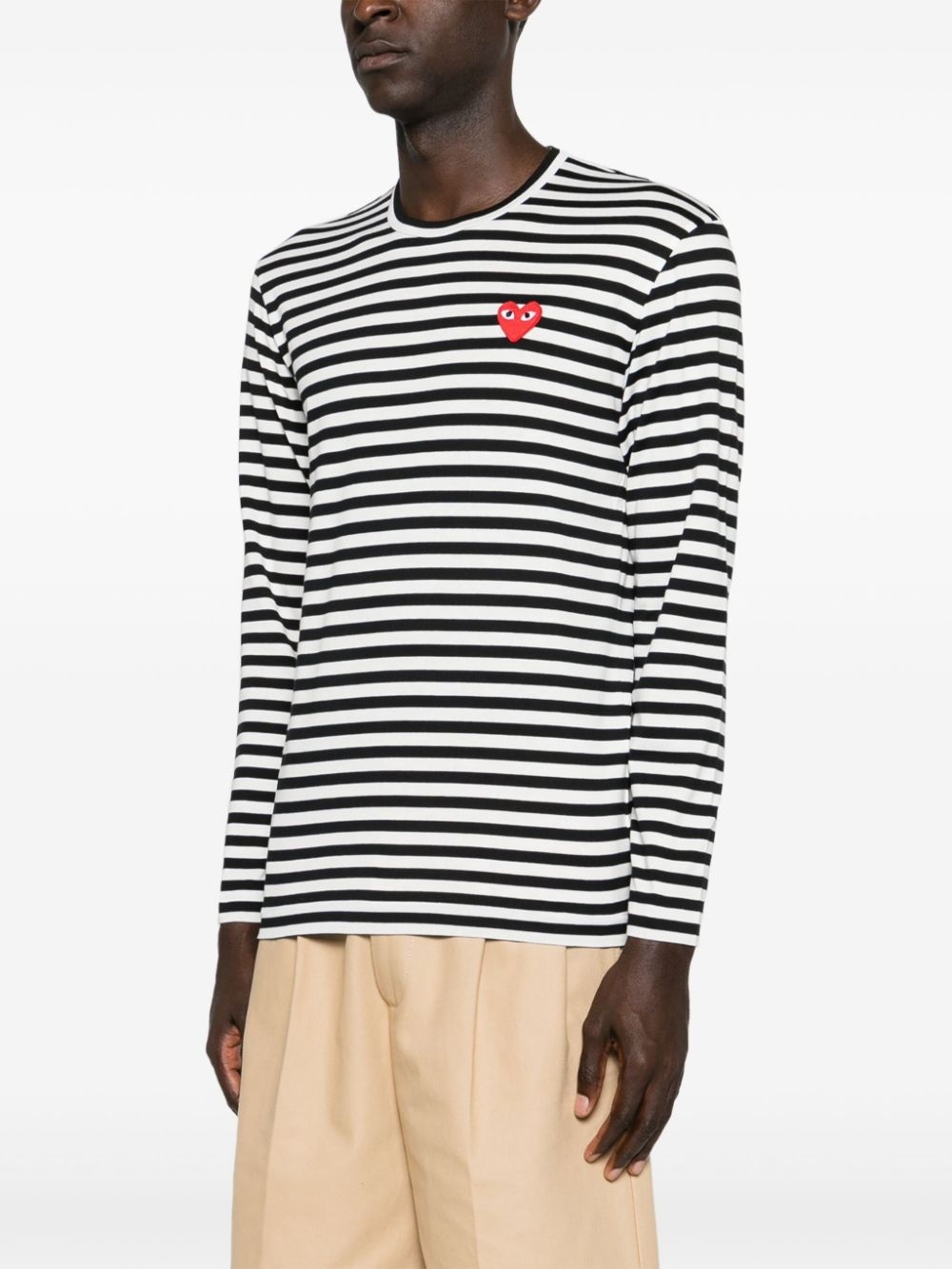 striped T-shirt - 4