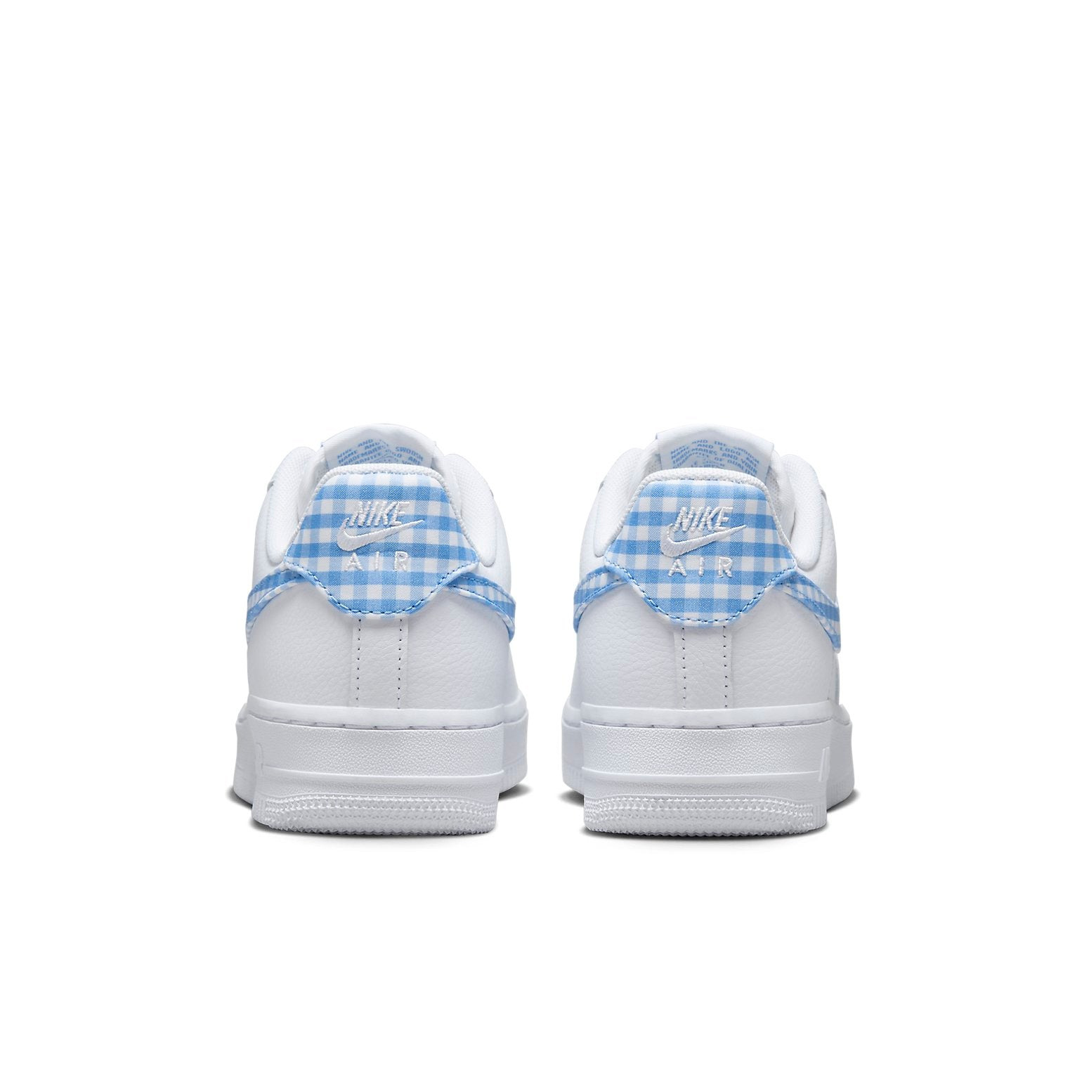 (WMNS) Nike Air Force 1 Low 'University Blue Gingham Plaids' DZ2784-100 - 5