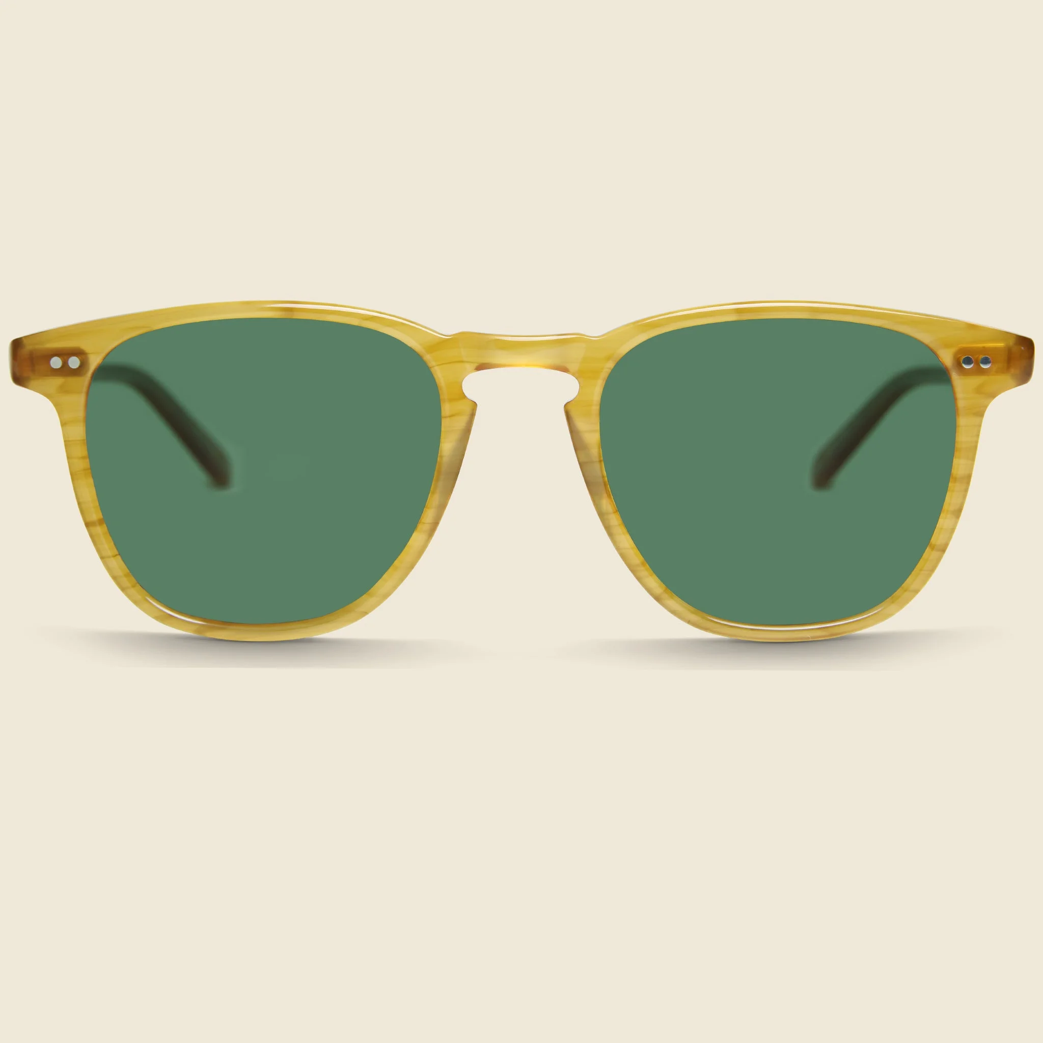 Brooks 47mm - Butterscotch/Green Polarized - 1