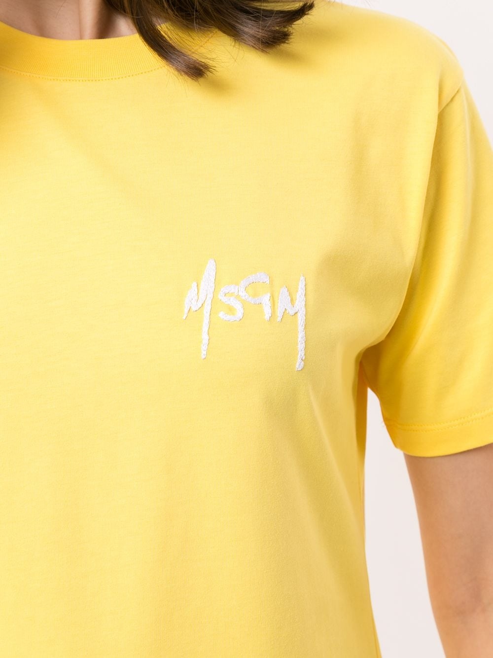 logo-embroidered T-shirt - 5