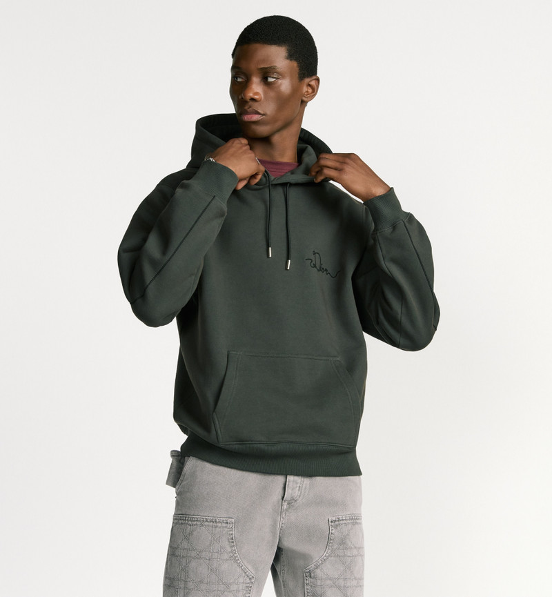 Dior Ribbon Hooded Sweatshirt 3