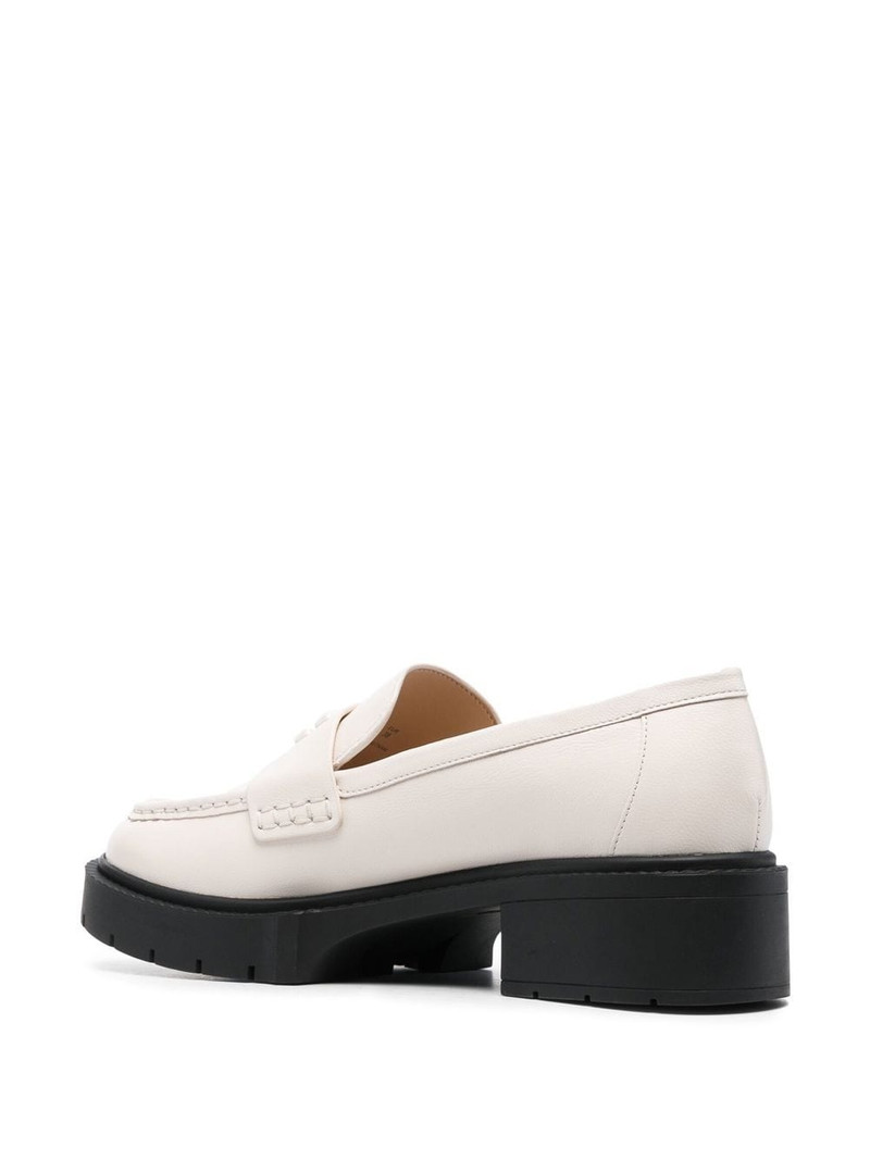 Leah chunky sole leather loafers 3