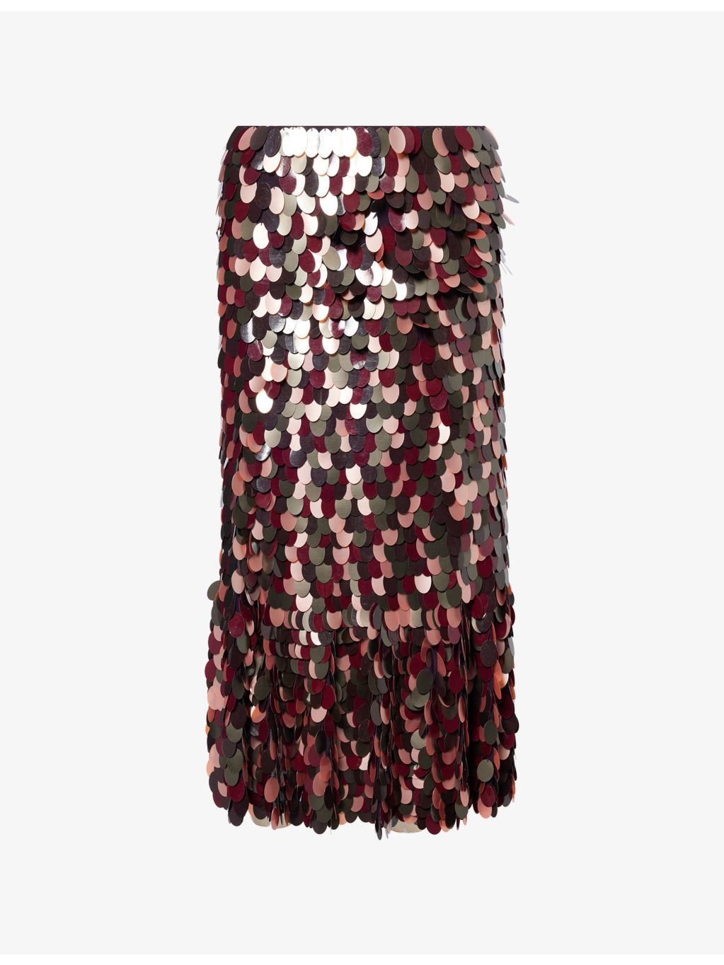 Sprity Embellished Sequin Midi Skirt - 1