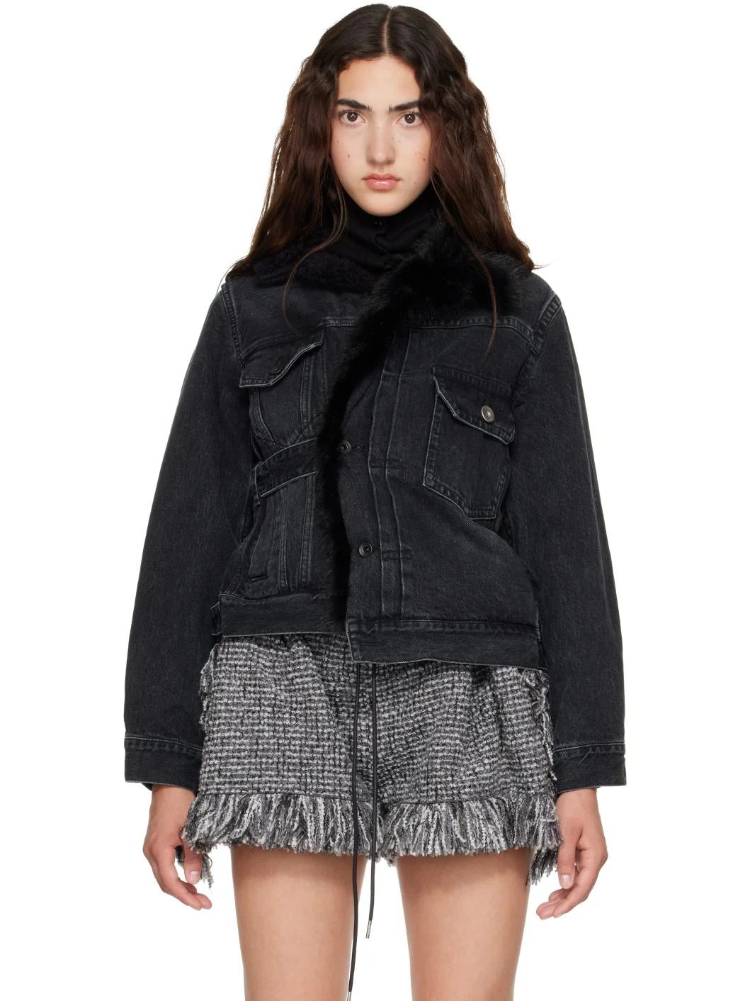 Black Denim Jacket - 1
