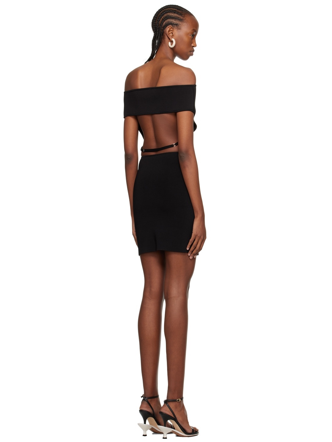 Black Les Sculptures 'La robe Cubista' Minidress - 3