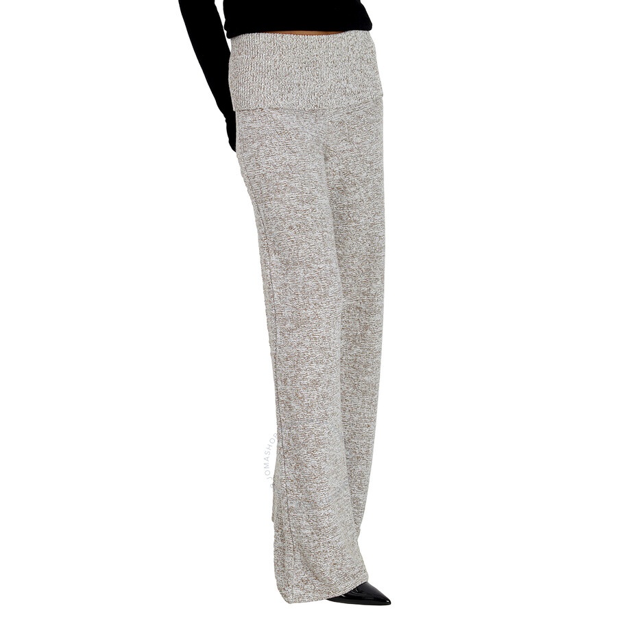 Off-White Ladies White Languid Wide-leg Trousers - 5