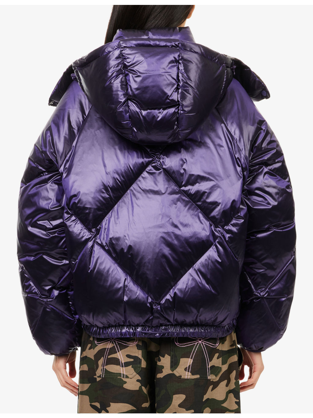 Hooded Shell Puffer Jacket - 4