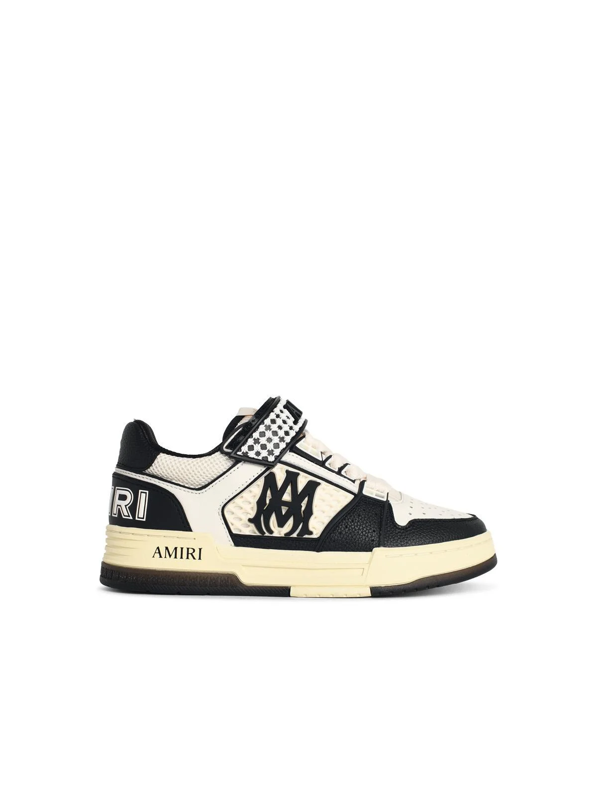 Amiri 'Ma Skyline' Black Leather Sneakers Men - 1
