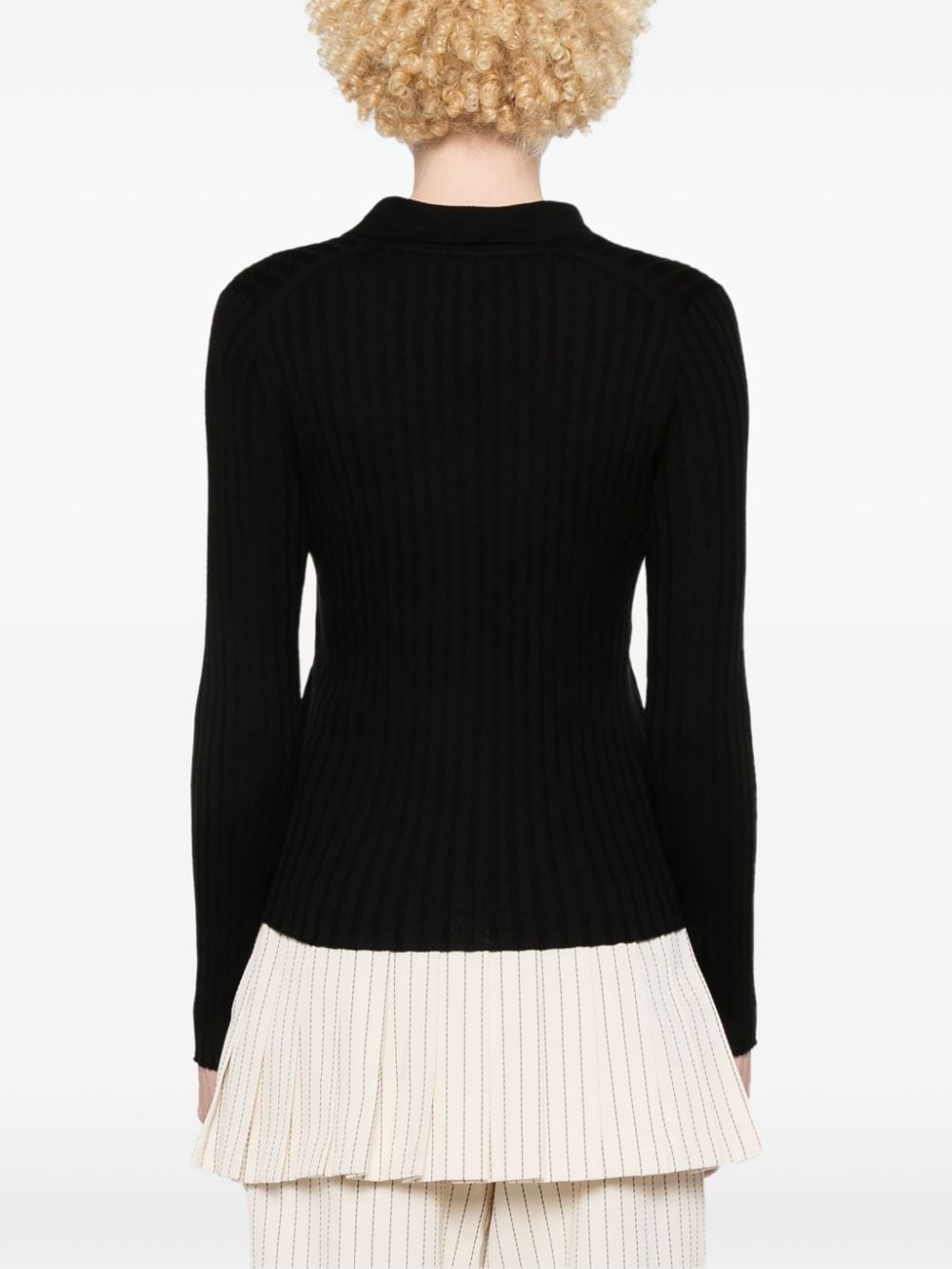 Snap polo sweater - 4
