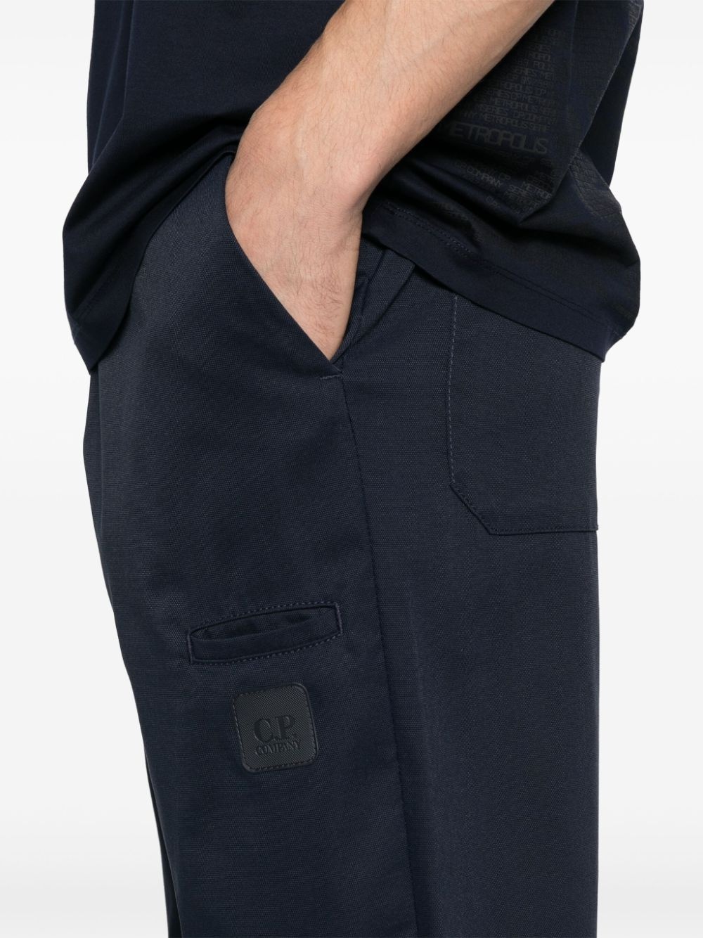 logo-patch trousers - 5