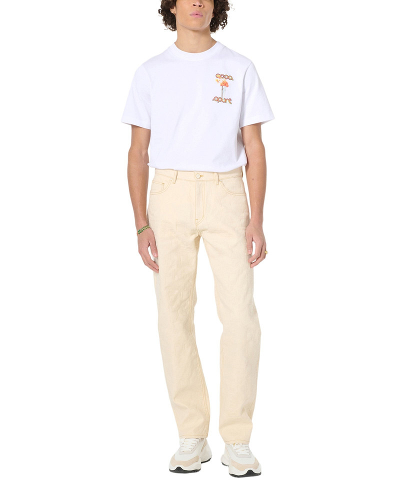 CASABLANCA Monogram Straight Leg Jeans outlook