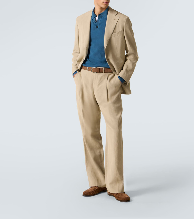 SLOWEAR Wool-blend polo sweater outlook