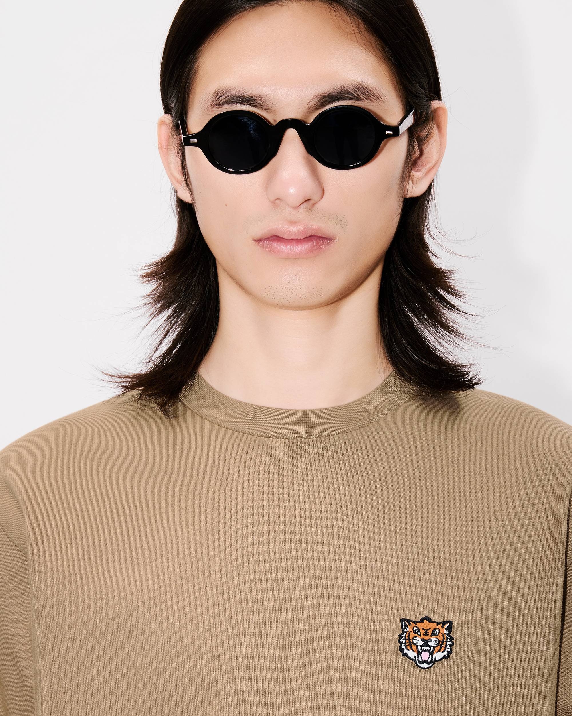 'KENZO Happy Tiger' embroidered T-shirt in cotton - 6