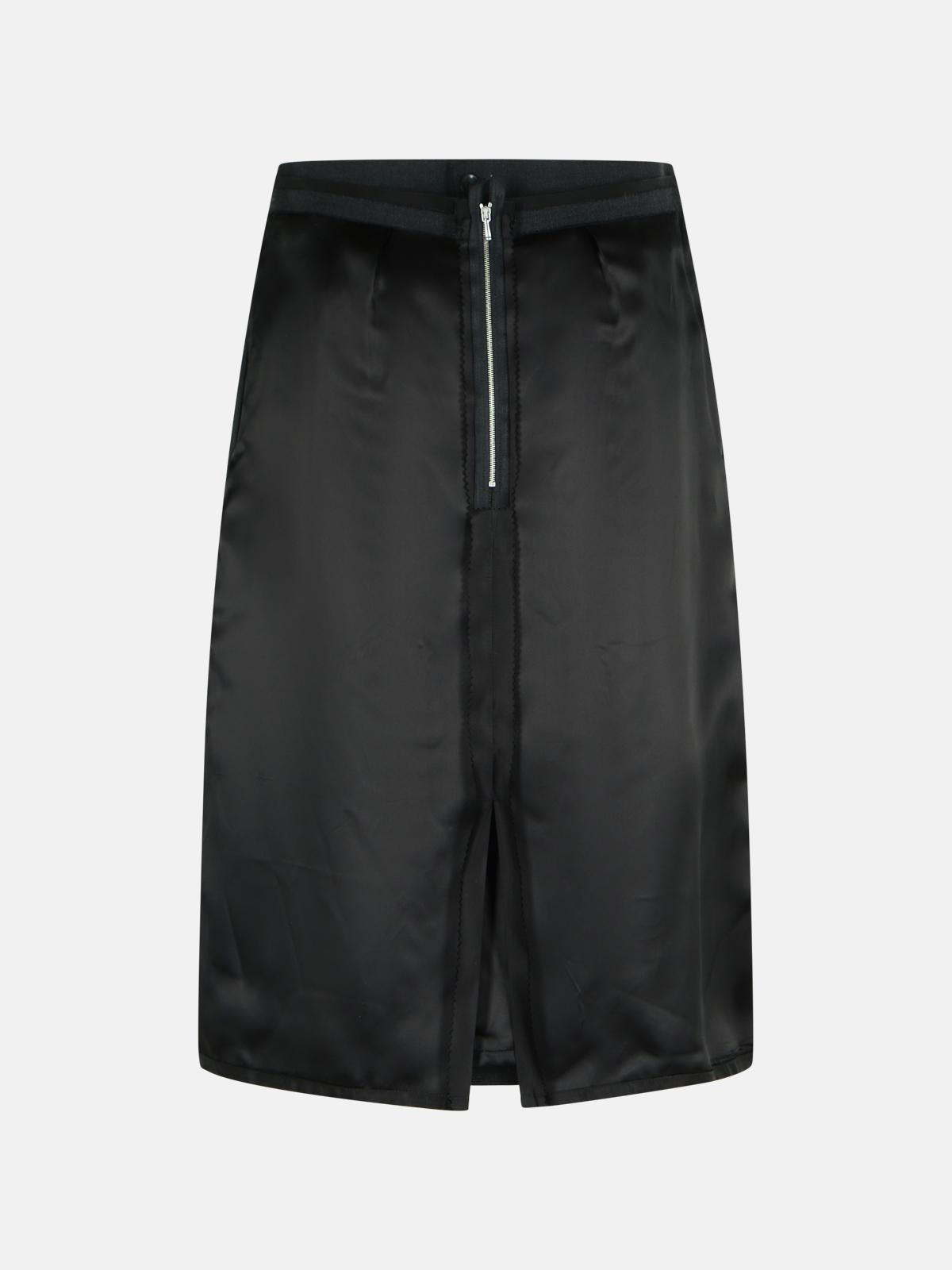 GRAPHITE WOOL BLEND SKIRT - 3
