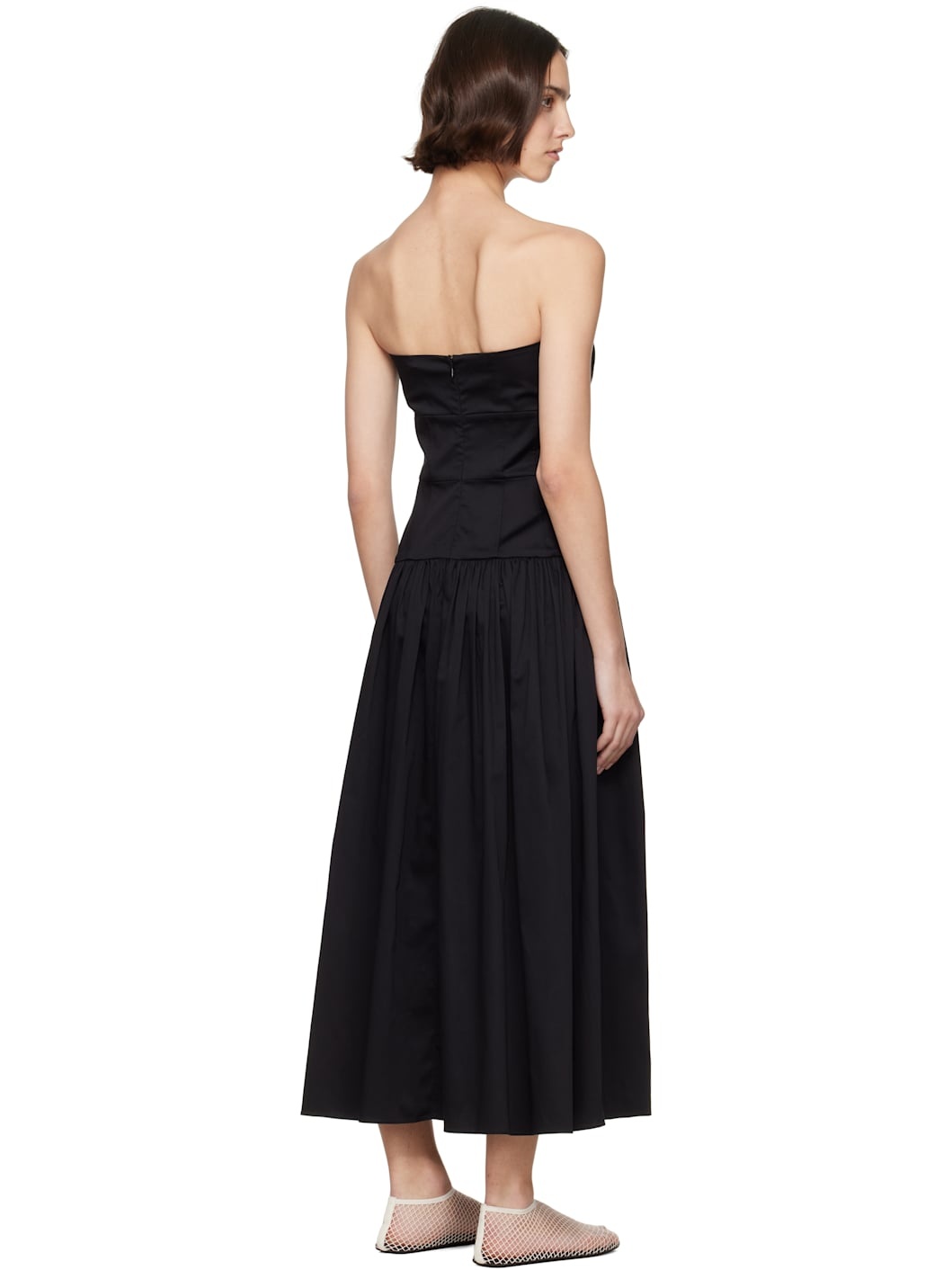 Black Lauryn Midi Dress - 3