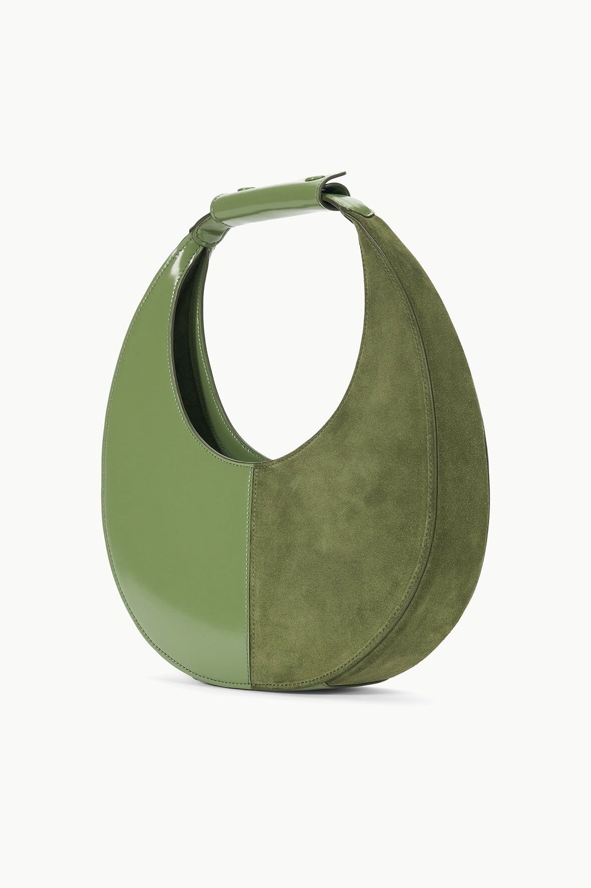 STAUD MOON SPLIT TOTE BAG AVOCADO - 3