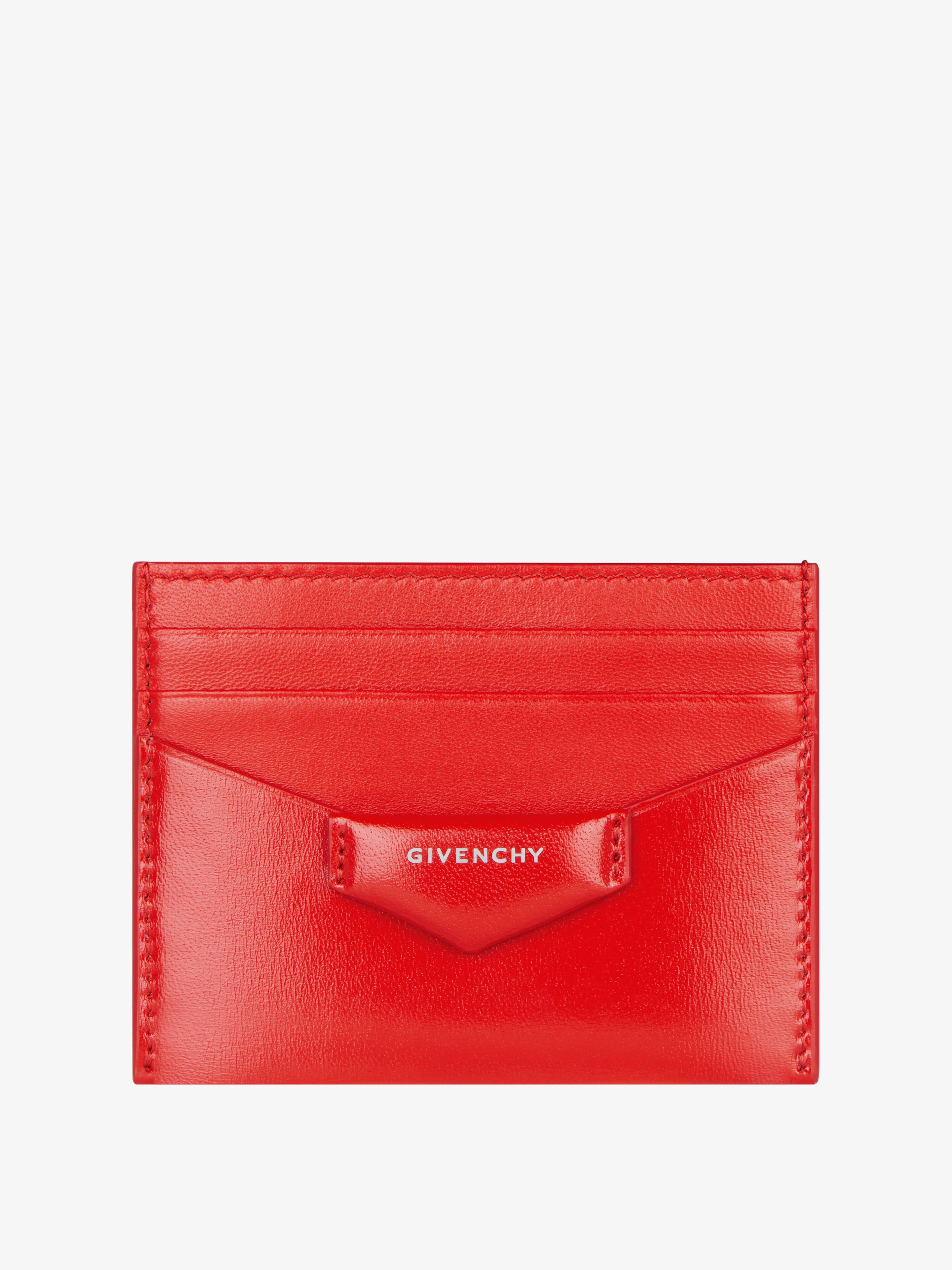 ANTIGONA CARD HOLDER IN BOX LEATHER - 3
