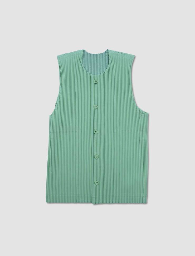 Pleated gilet - 1