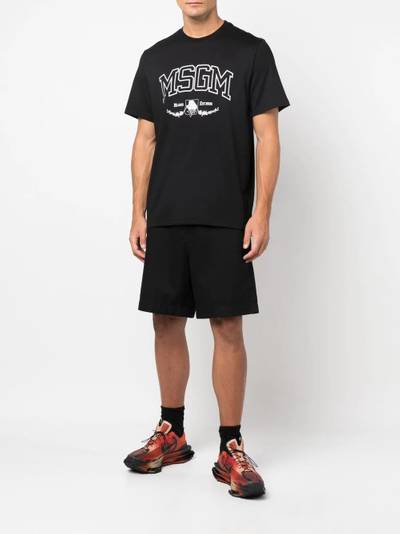 MSGM logo-print T-shirt outlook