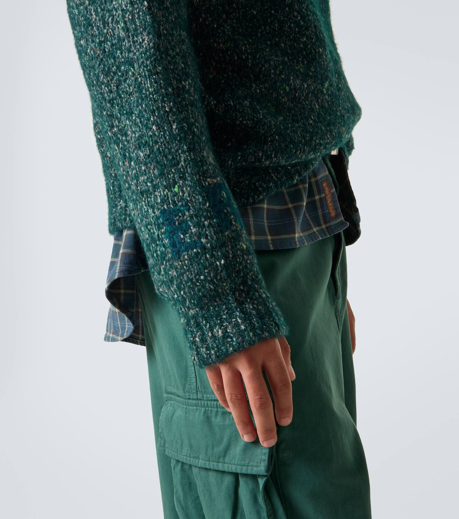 Alpaca, wool, and cotton-blend sweater - 7