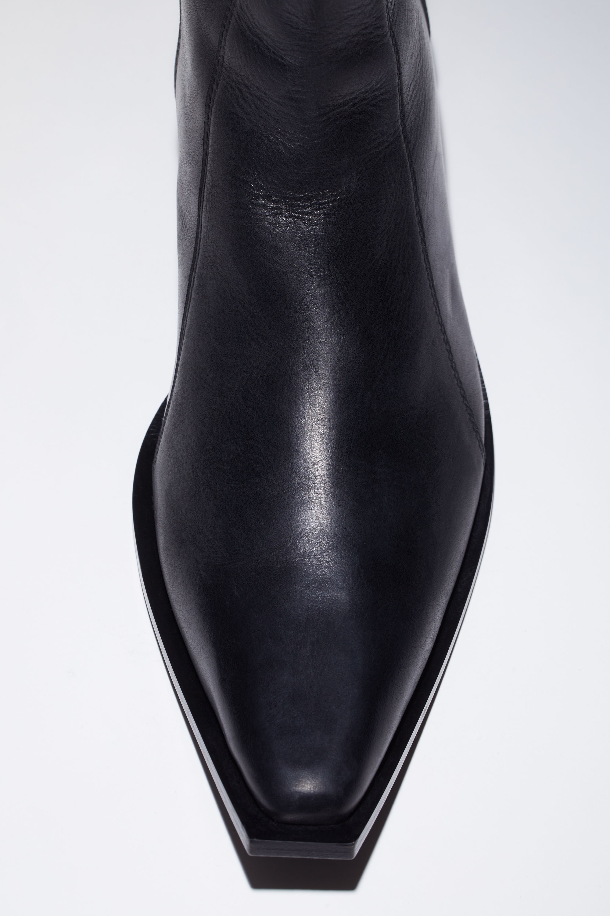 Leather ankle boots - Black - 5