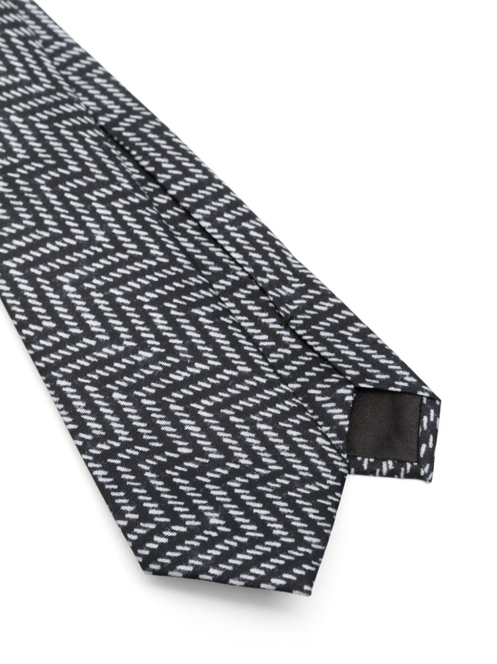 patterned-jacquard tie - 2