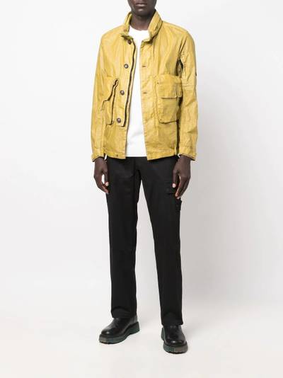 C.P. Company cargo-pockets waxed jacket outlook