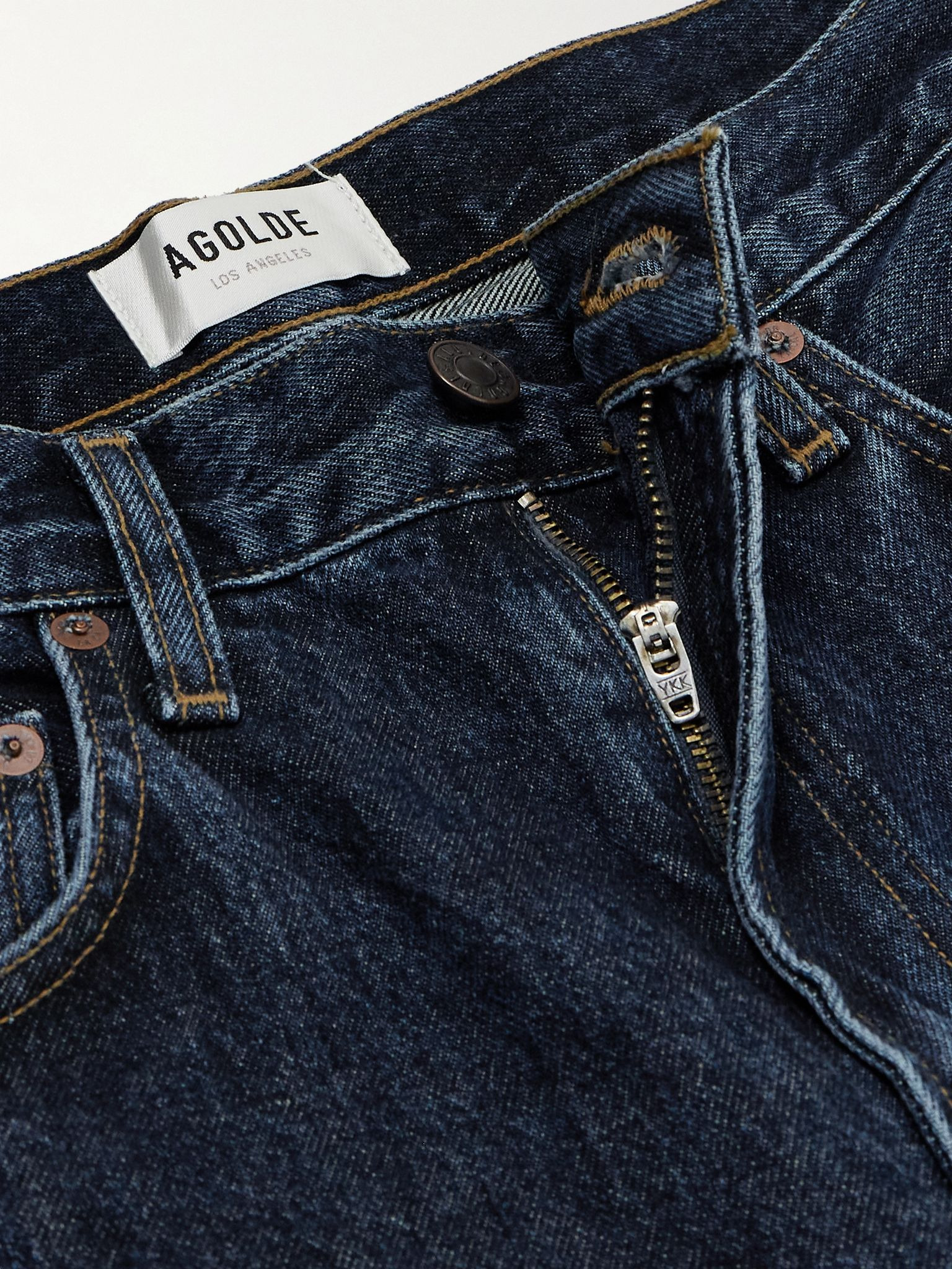 Low Curve high-rise wide-leg jeans Dark denim - 5