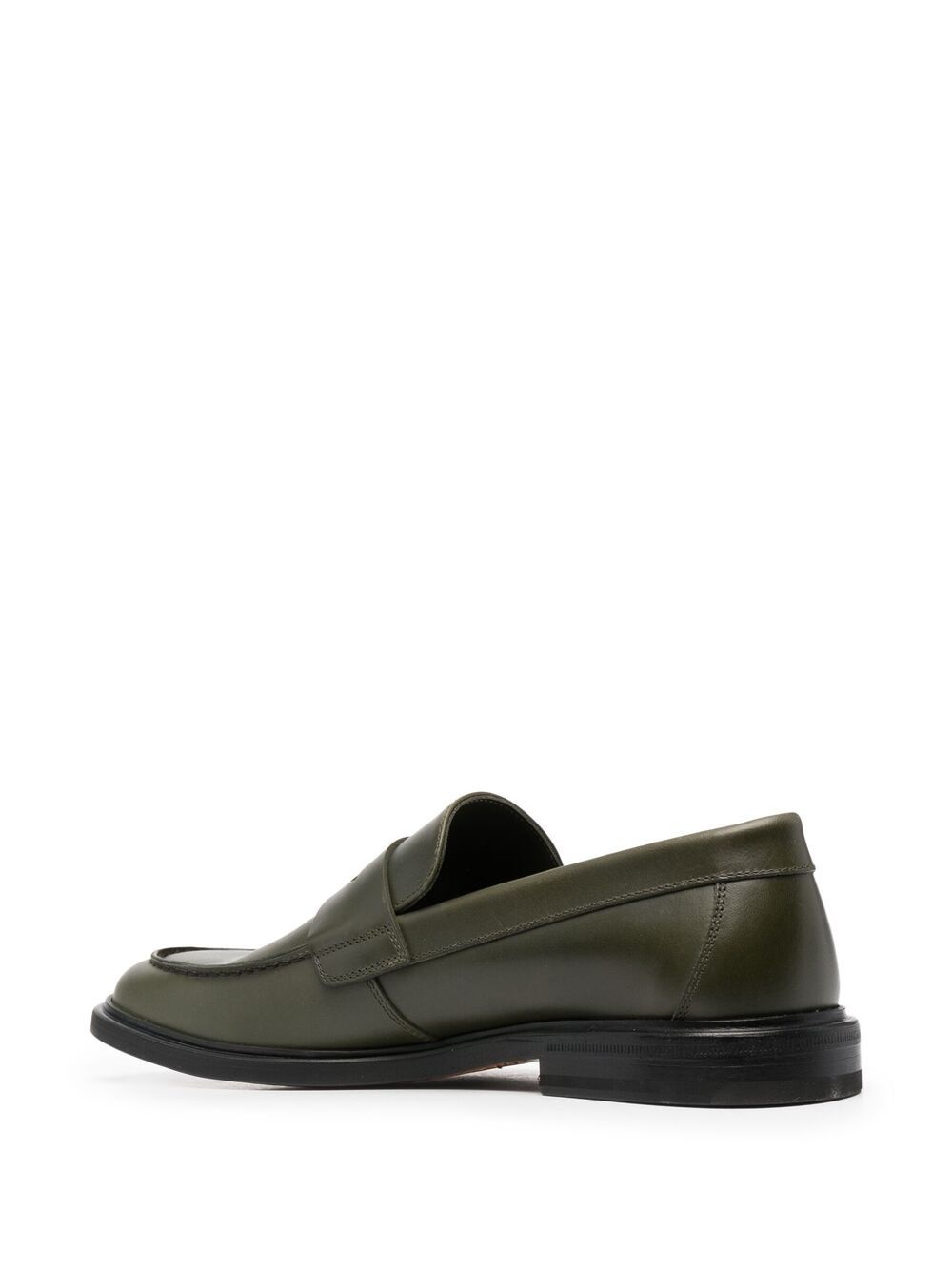 slip-on leather loafers - 3