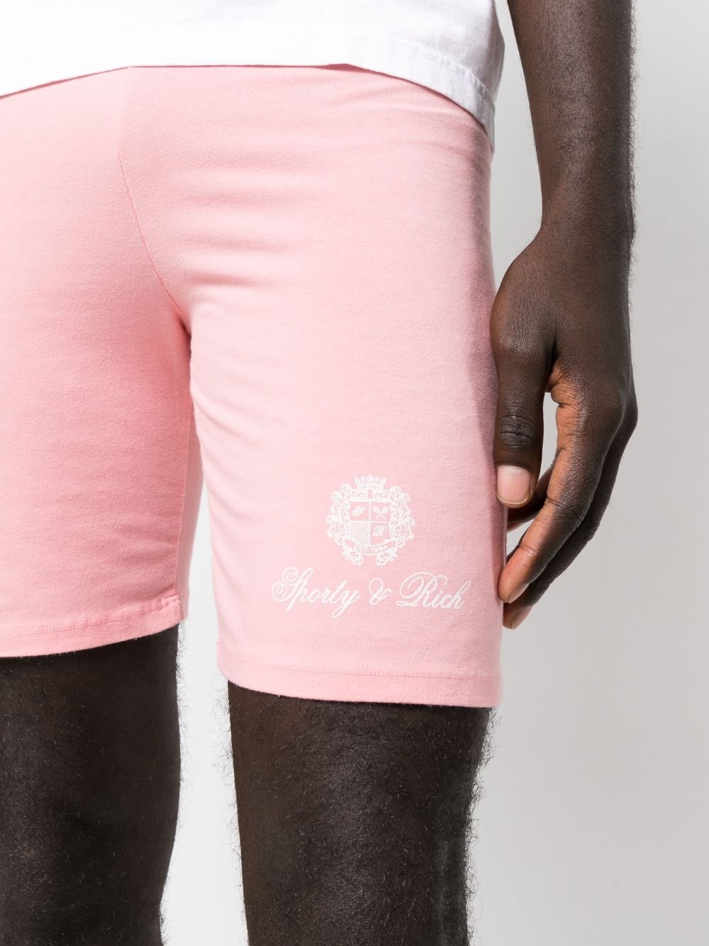 logo-print cycling shorts - 6