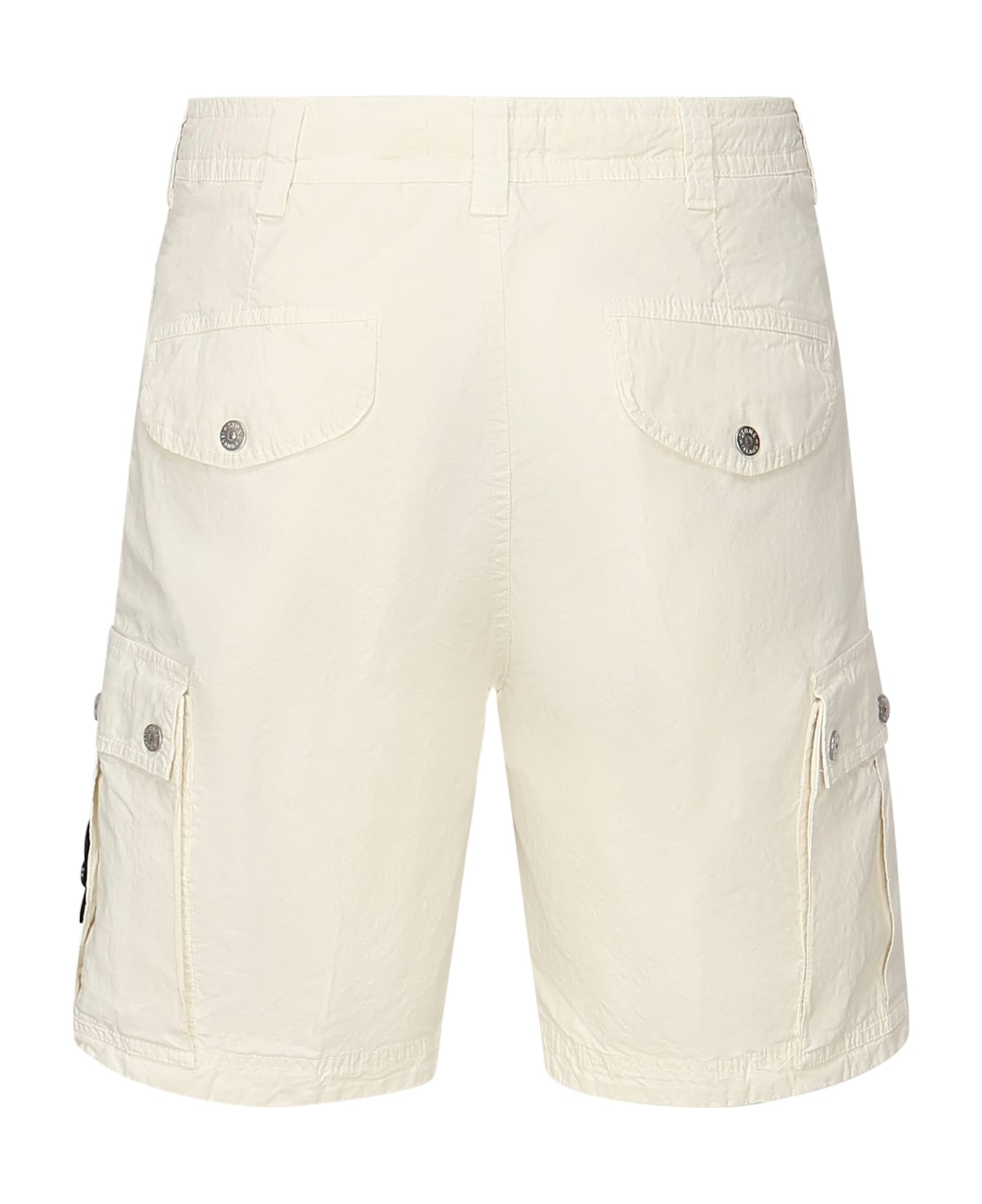 Cargo Bermuda With Logo Patch - 3