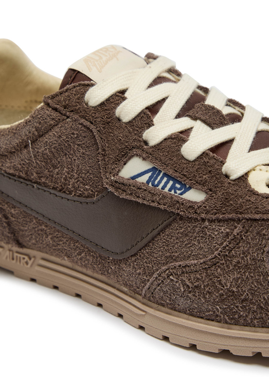 Autry Windspin Panelled Brushed Suede Sneakers - 4