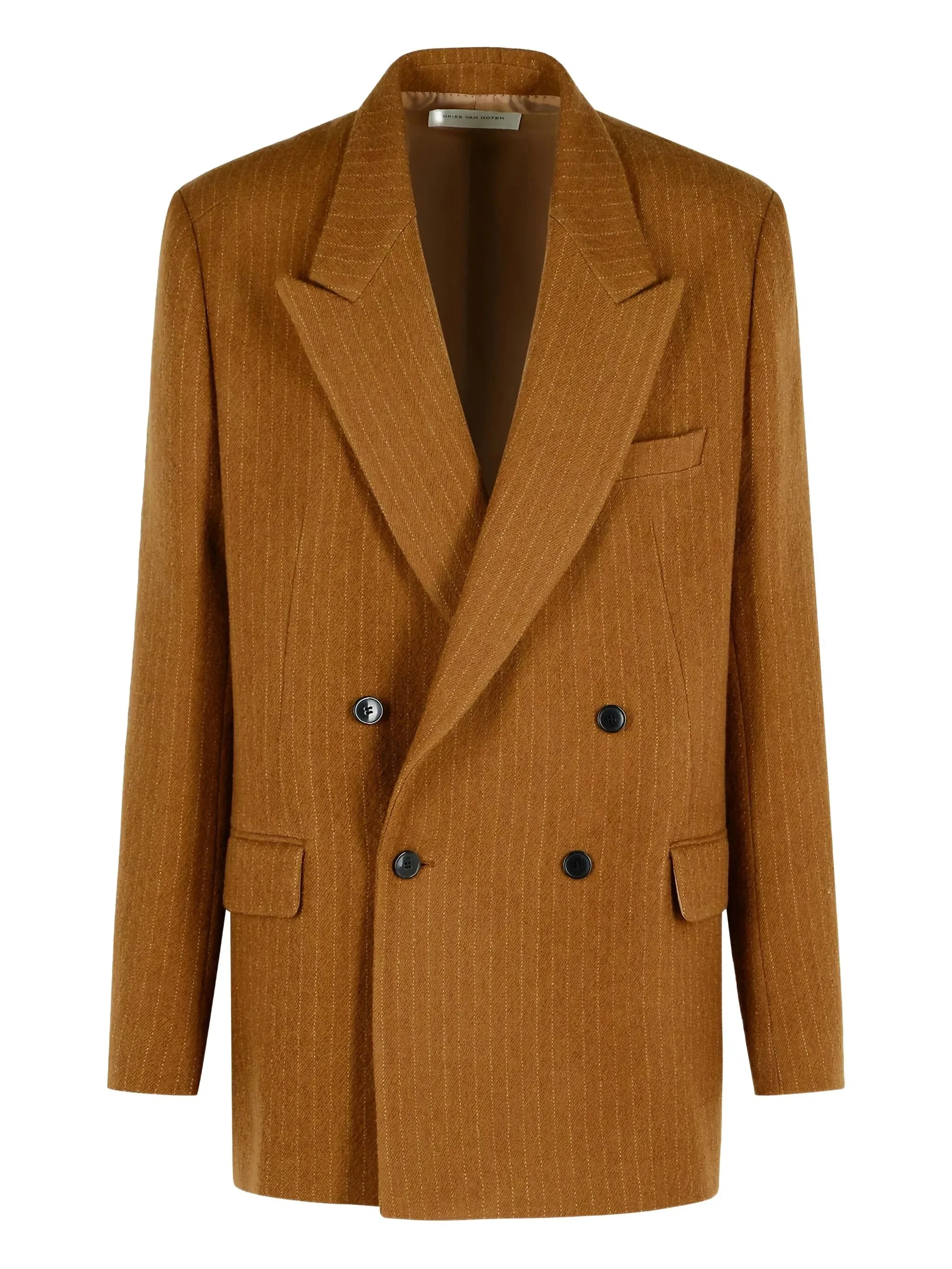 Bishop pinstripe peak-lapel jacket - 1