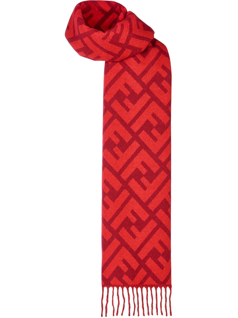 FF logo long scarf - 1