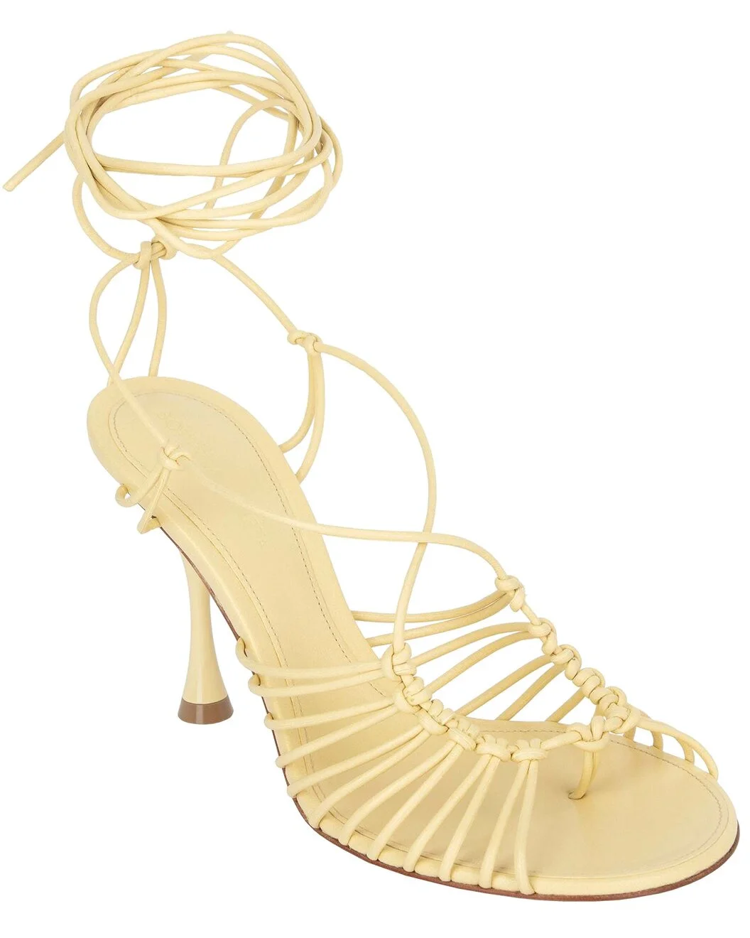 Bottega Veneta Women's Lambskin Dot Leather Sandal (Authentic Pre-Loved) - 1