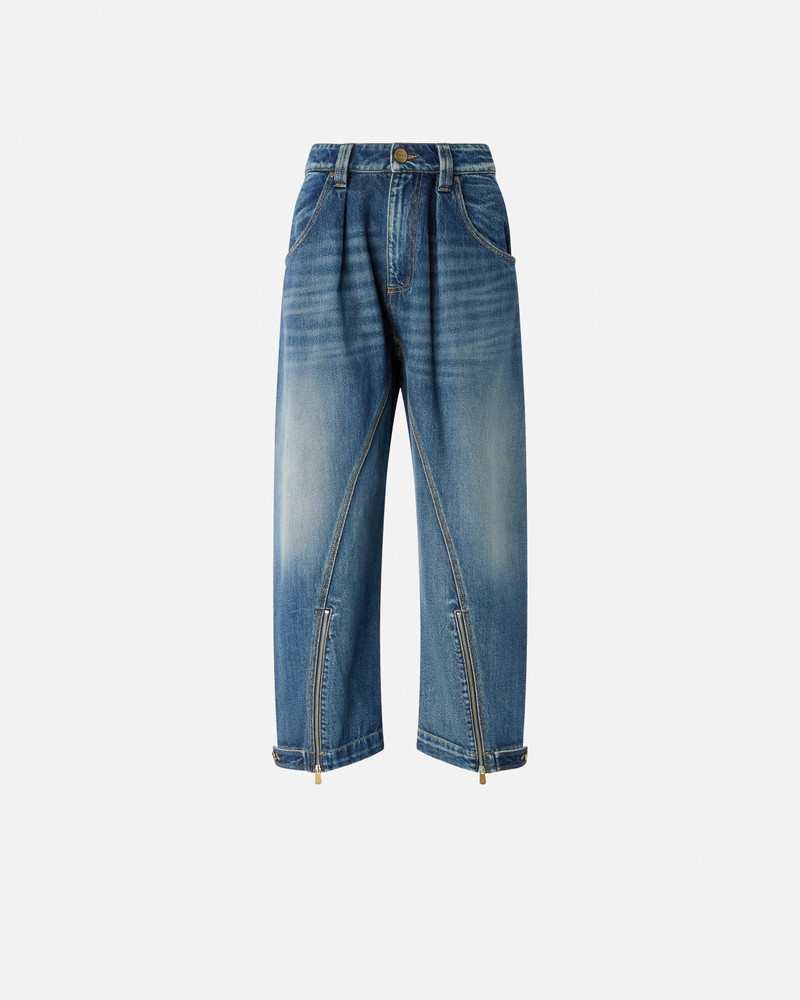 BALLOON JEANS WITH ZIP 1