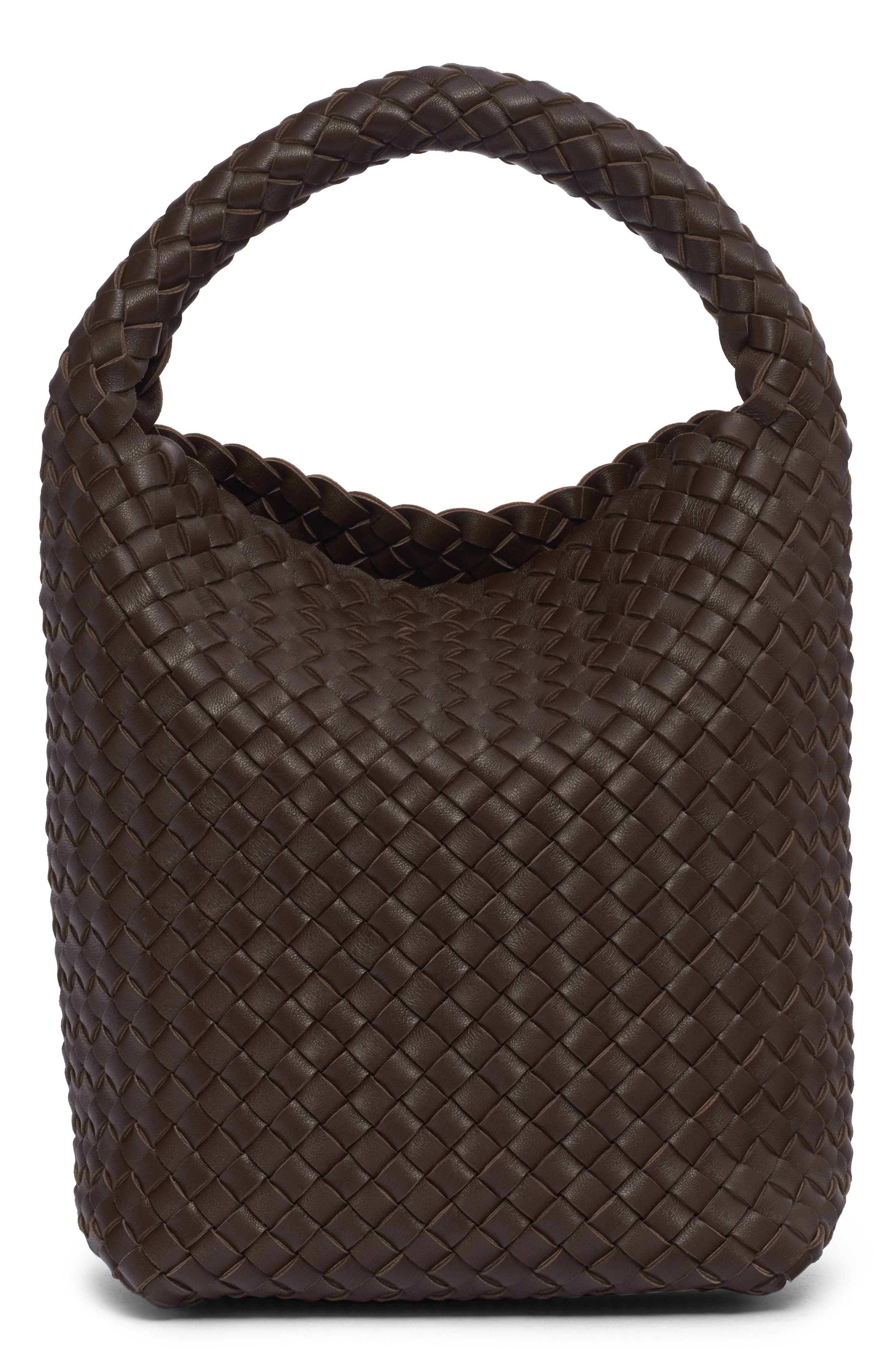 Cabat Intrecciato Leather Top Handle Bag - 1