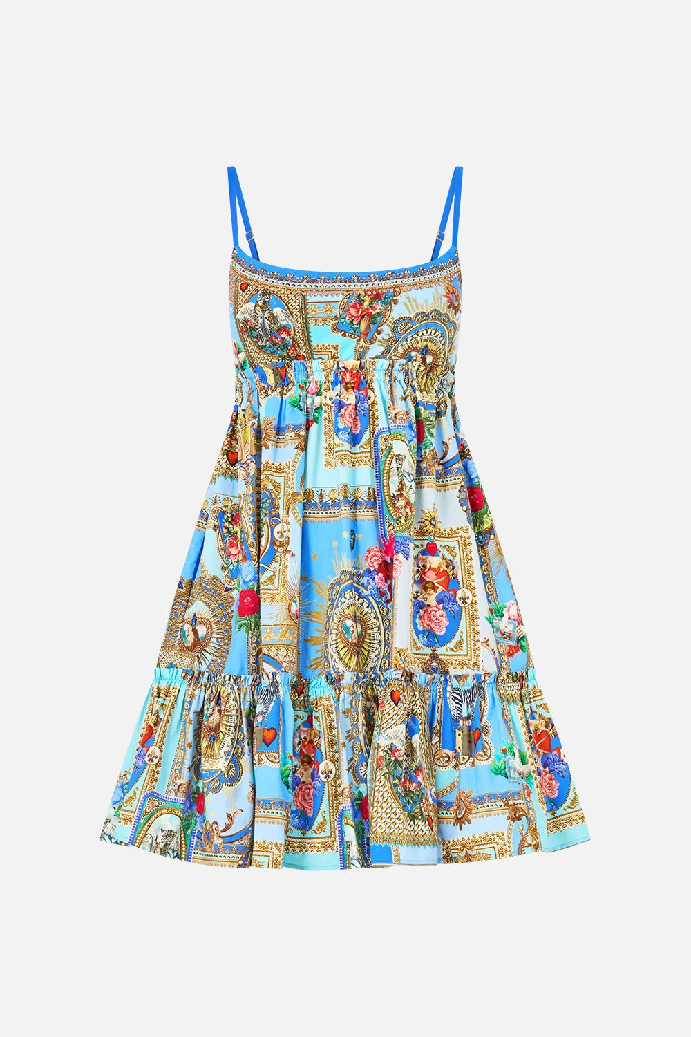 SHORT DRESS WITH JERSEY BODICE VERSES IN VINTAGE - 1