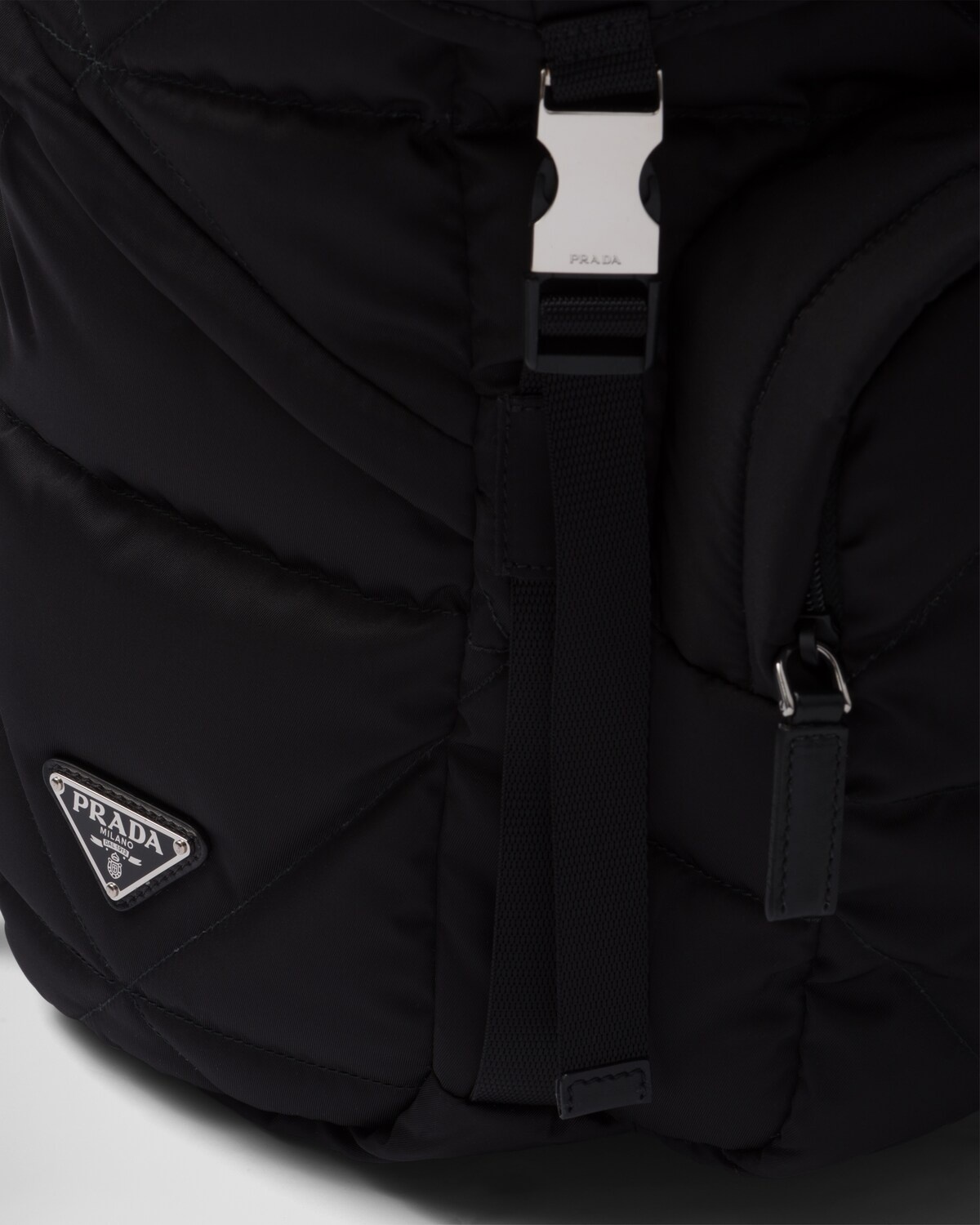 Re-Nylon padded backpack with hood - 5