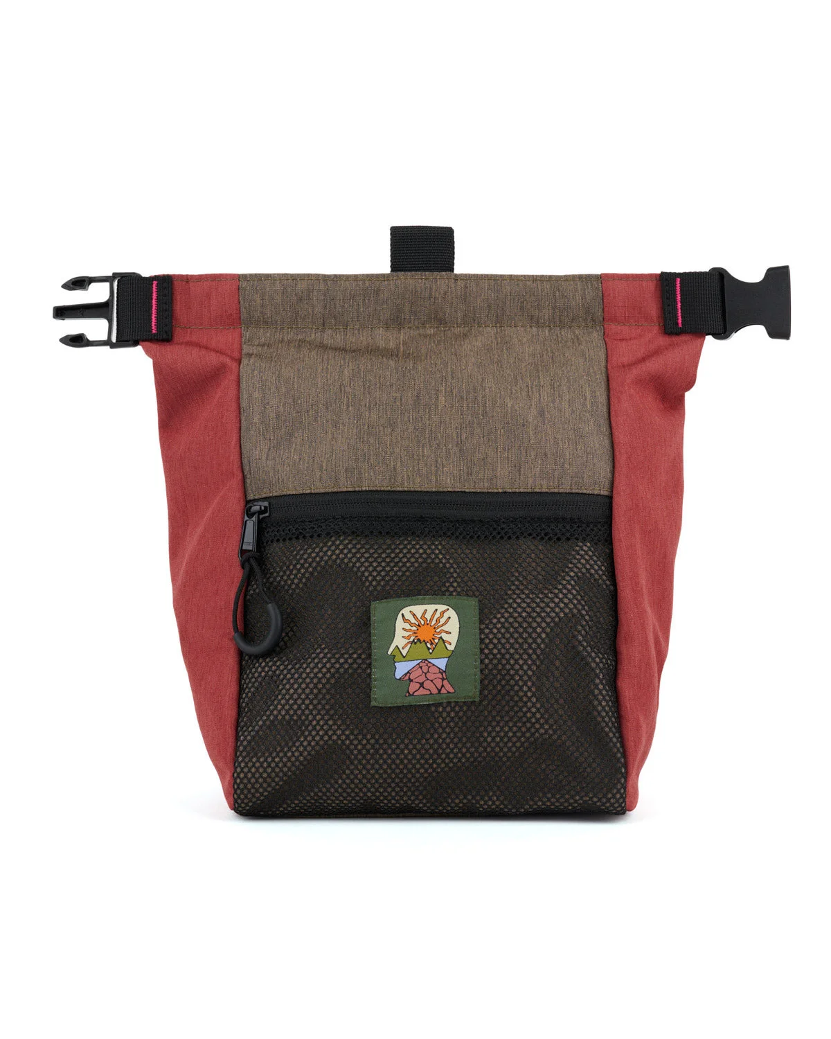 Large Brain Dead Equipment Chalk Bag - Brown Multi - 1