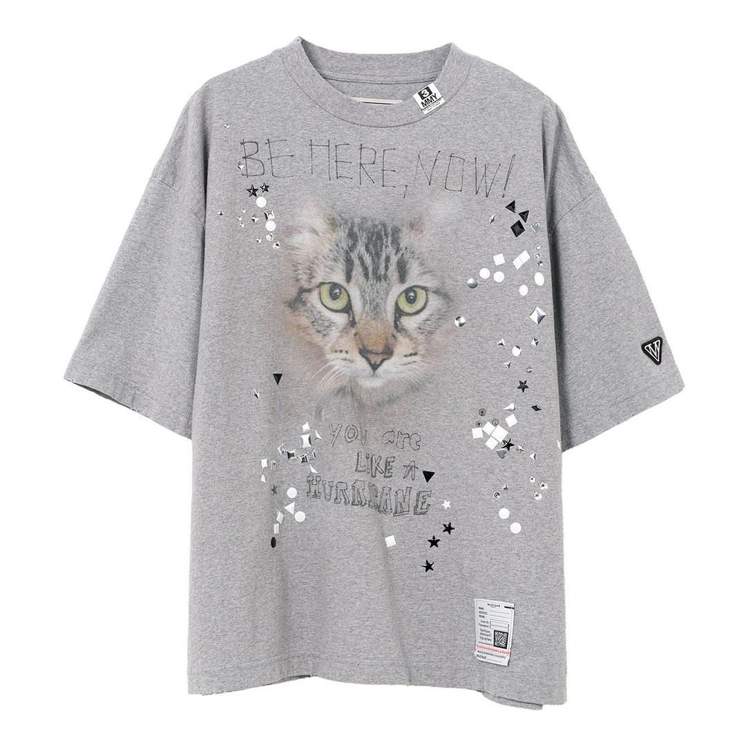 Embellished Distressed Tee - 1