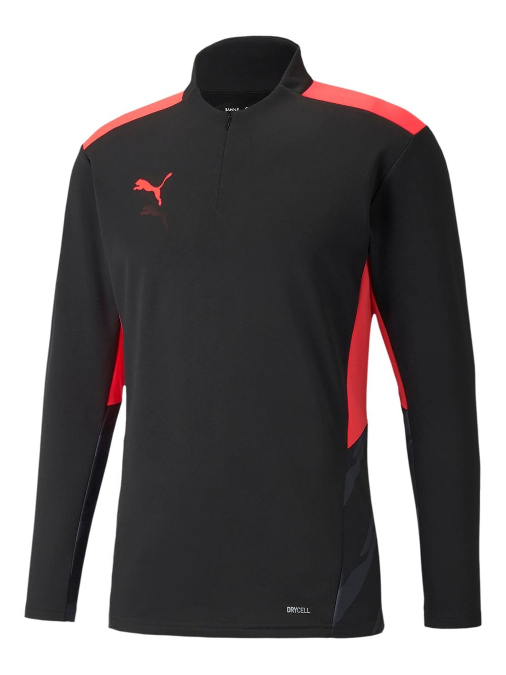 zip-fastening long-sleeve T-shirt - 1