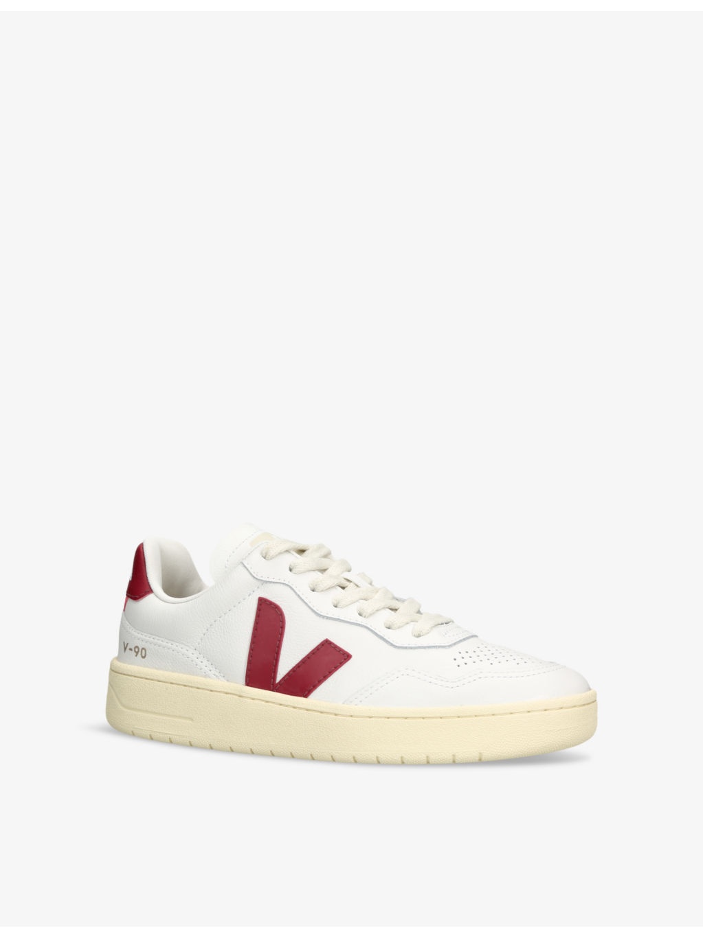 Women's V90 low-top leather trainers - 3