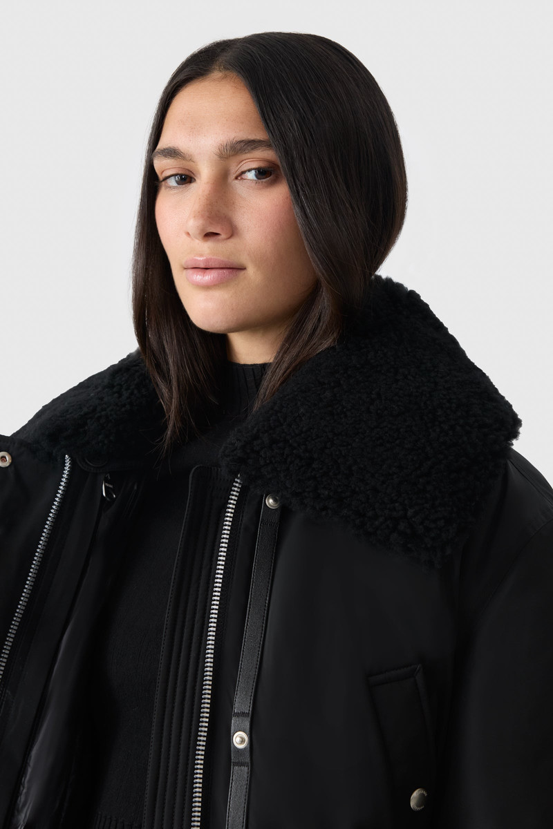 NOVA 3-in-1 Down Coat With Removable Inner Layer and Shearling Collar 5