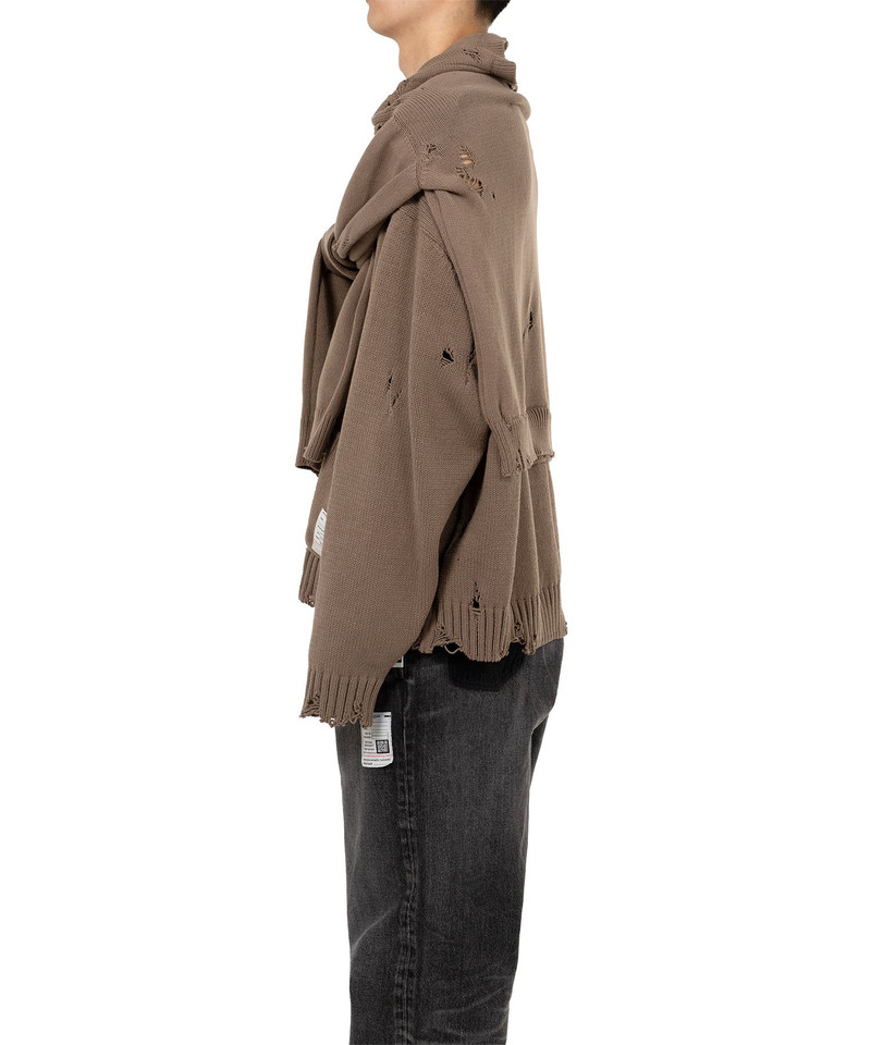 Sleeve Layered Knit Cardigan 12