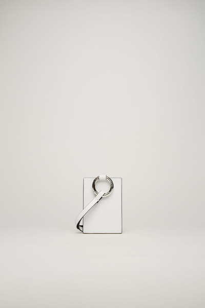 Acne Studios Keychain cardholder white/black outlook